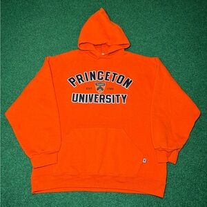 Princeton University Russell Athletic Vintage Y2K Hoodie Pullover Sweatshirt